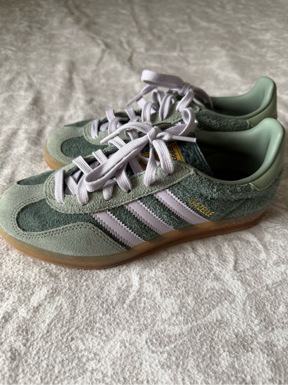 Adidas Gazelle Mint Green Boys Size 5.5